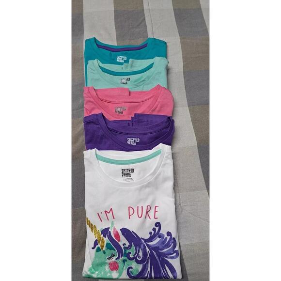 Spotted Zebra Girl's Long-Sleeve T-shirts , Pack‎ Of 5, Magic, Medium (8) - Picture 12 of 15